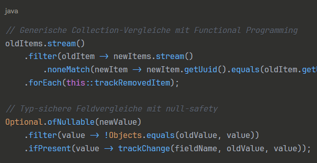 Change Tracking Code Highlight